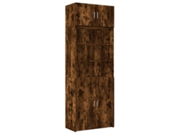 Storage Cabinet, Storage Cabinets Vidaxl Marrom Madeira Processada (80 X 42.5 X 225 Cm)