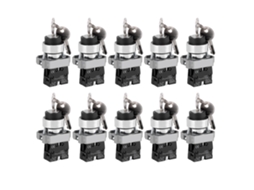 10 conjuntos de interruptor de chave berm normalmente fechado bem‑xb2‑10y/22 240v S/MARCA