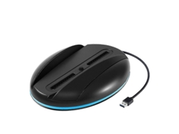 Base De Iluminação Vertical Rgb Led Para Console De Jogos Com Hub Usb, Compatível Com Gamepad/teclado. Hengjian