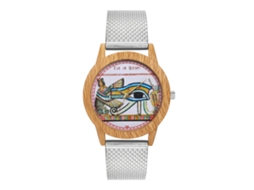 Reloj De Pulsera Unisex De Cuarzo Con Correa De Silicona Moda Para Hombres Y Mujeres (plata)