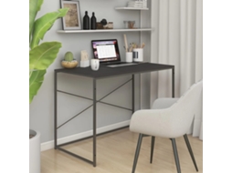 Vidaxl Secretária De Computador 110x60x70 Cm Derivados Madeira Preto