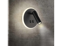 Luminária de parede noturna para corredor com interruptor BRILVIBERA