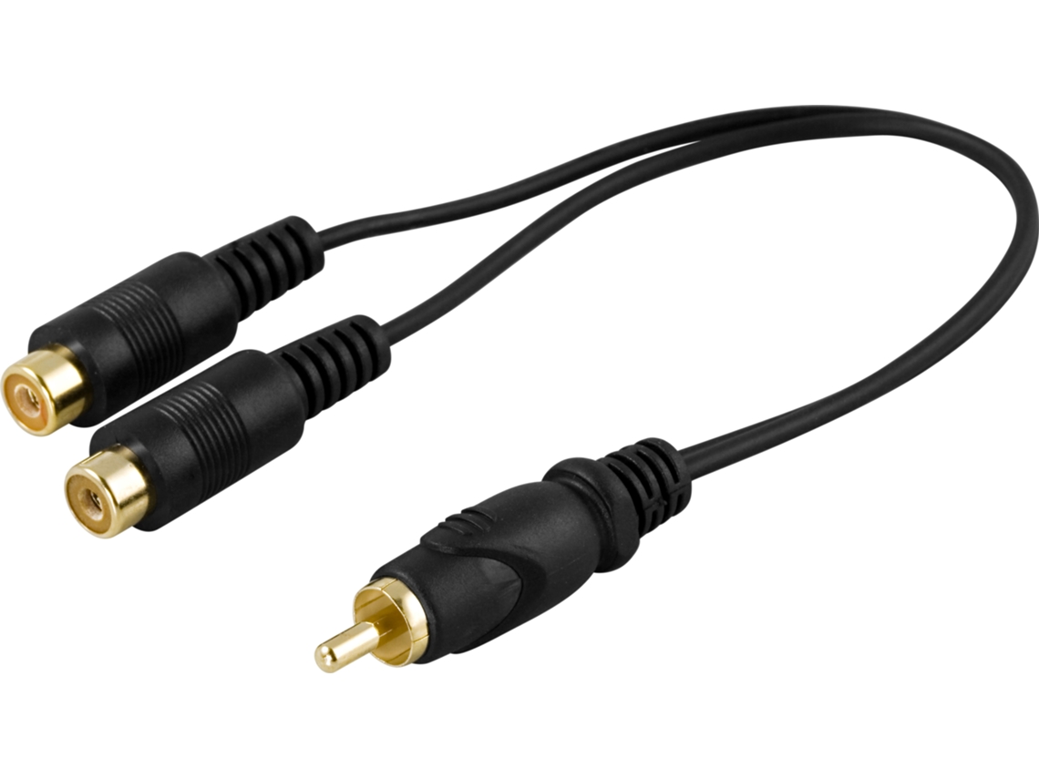 Adaptador Y 1xrca Ha Para 2xrca Ho