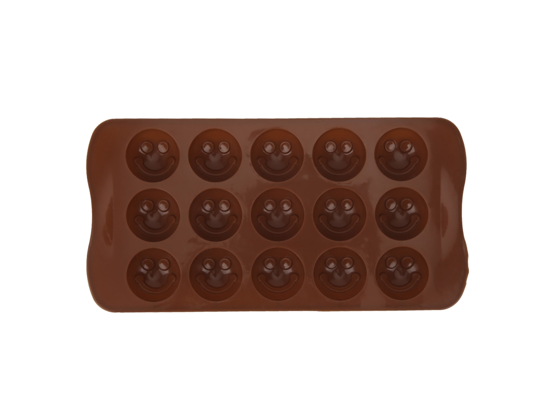 Walshlxq molde de Silicona para Bolos e Chocolates com Forma de Rosto Antiaderente Acessórios de Confeitaria