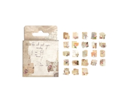 46 Adesivos Vintage Estético Retro Rosas Adesivos Para Diários Scrapbooking Planners Papel