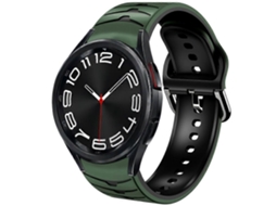 Pulseira De Relógio De Silicone Com Textura Curva