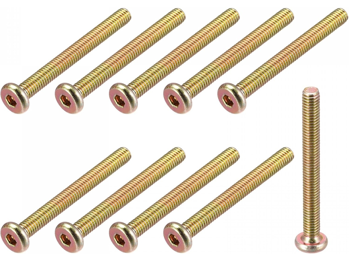 Parafusos de Máquina com Cabeça Sextavada Interna 20 Pçs CHABERLU (m6x55mm)