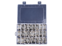 240 Peças Fusível De Vidro 24 Valores 5x20mm Encaixotado 0,1-30a 10 Cada Tubo De Vidro De Sopro Rápido