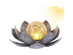 Luz De Jardim Lótus Flutuante Solar Para Piscina Decoração Casamento Jardim Exterior Led