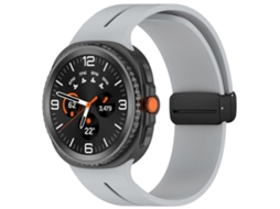 Pulseira De Silicone Dobrável Com Fecho Magnético Para Samsung Galaxy Watch8 / Watch8 Classic