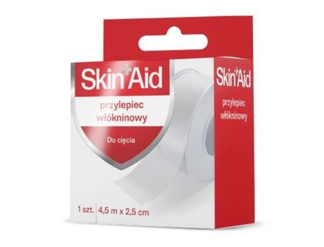 Skin Aid Non Woven Adhesive Tape, 4.5m X 2.5cm, Single Roll Paso Trading