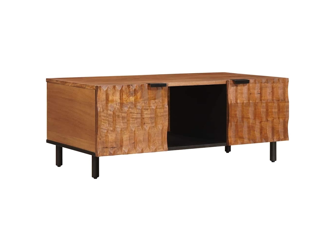 Vidaxl Mesa De Centro Castanho 100 X 54 X 40 Cm