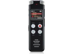 Gravador De Voz Digital Com Gravação E Reprodução Ativadas Por Voz 64 Gb Yizhood (preto)