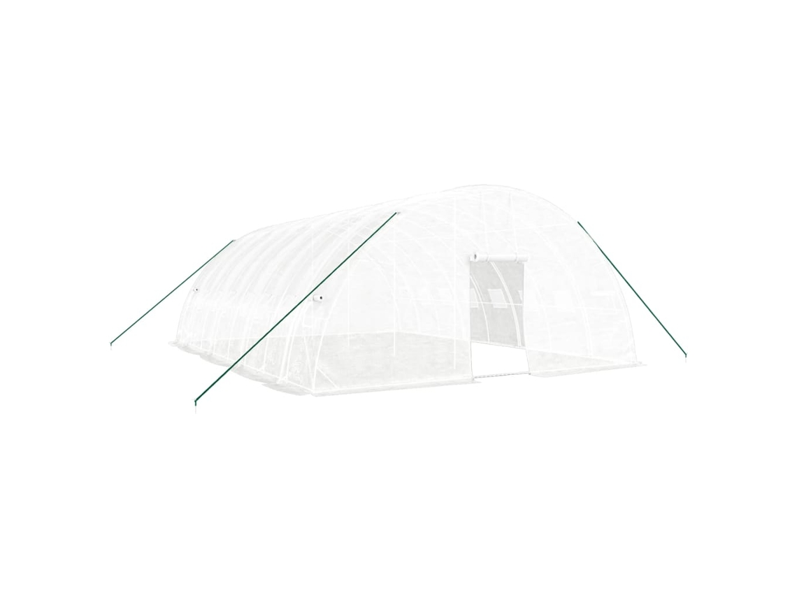 Greenhouse, Greenhouses Vidaxl Branco Polietileno (8 X 6 X 2.85 M)