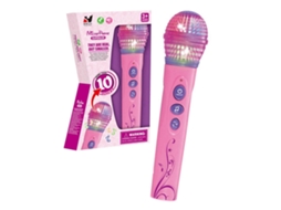 Lurelia Microfone Infantil Com Led, Microfone, 6×6cm, 6cm E Plástico, Educativo