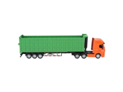 Modelo De Caminhão Volquete Em Escala 1:50 Em Metal Estático Brinquedo Presente Para Crianças Meninos Verdes