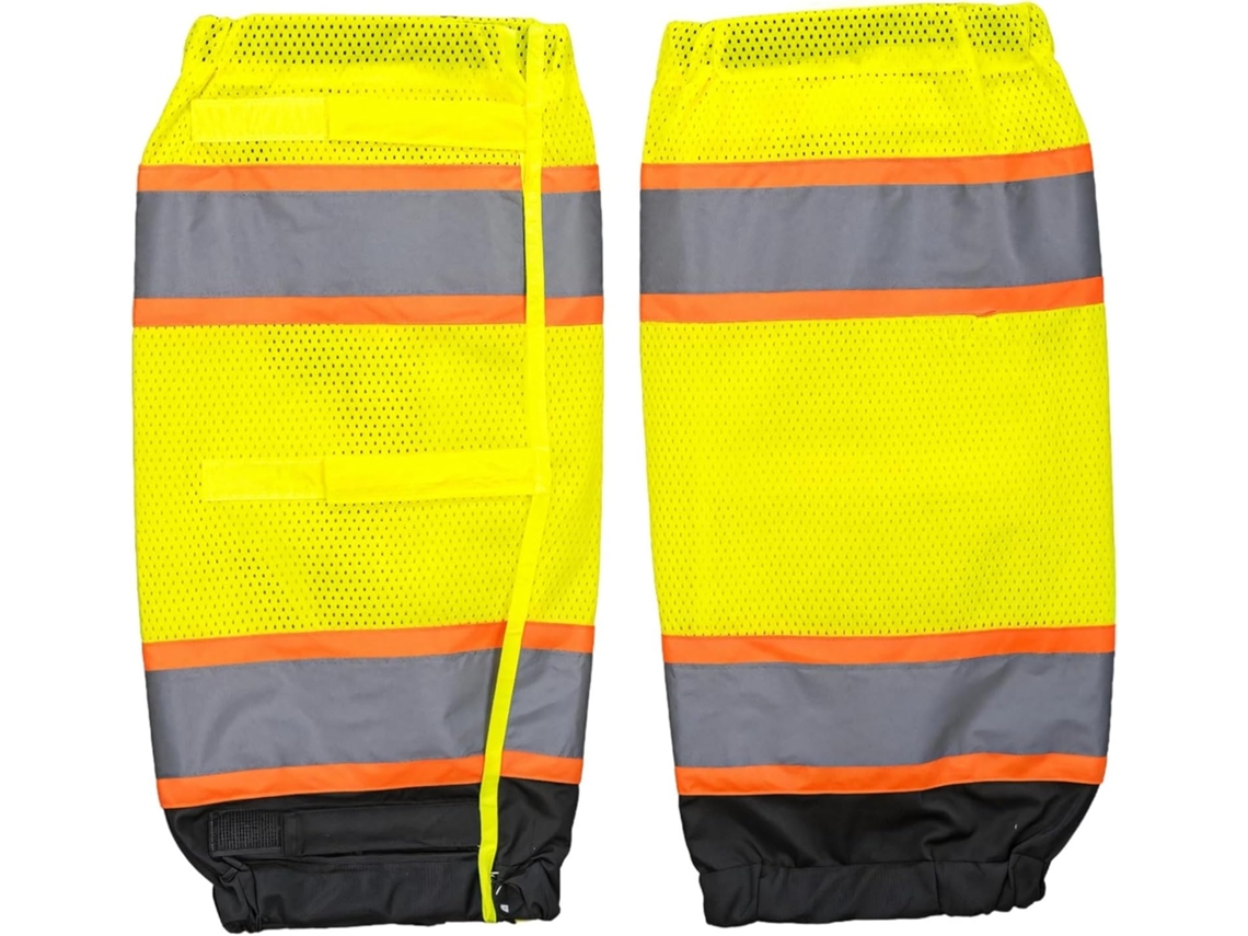 Polainas Refletoras Ajustáveis para Ciclismo e Caminhadas, Conjunto de 2 | S/MARCA
