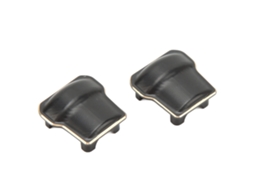 2pcs Capa De Caixa De Engrenagens De Latão Preta Anti-óxido Para Traxxas Trx4m 1/18 Carro Rc