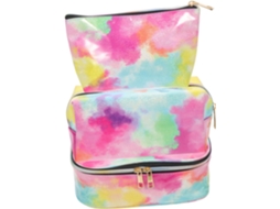 Conjunto De Nécessaire De Maquiagem Com 3 Peças: Bolsa Para Guardar Pincéis E Estojo De Viagem Portátil.
