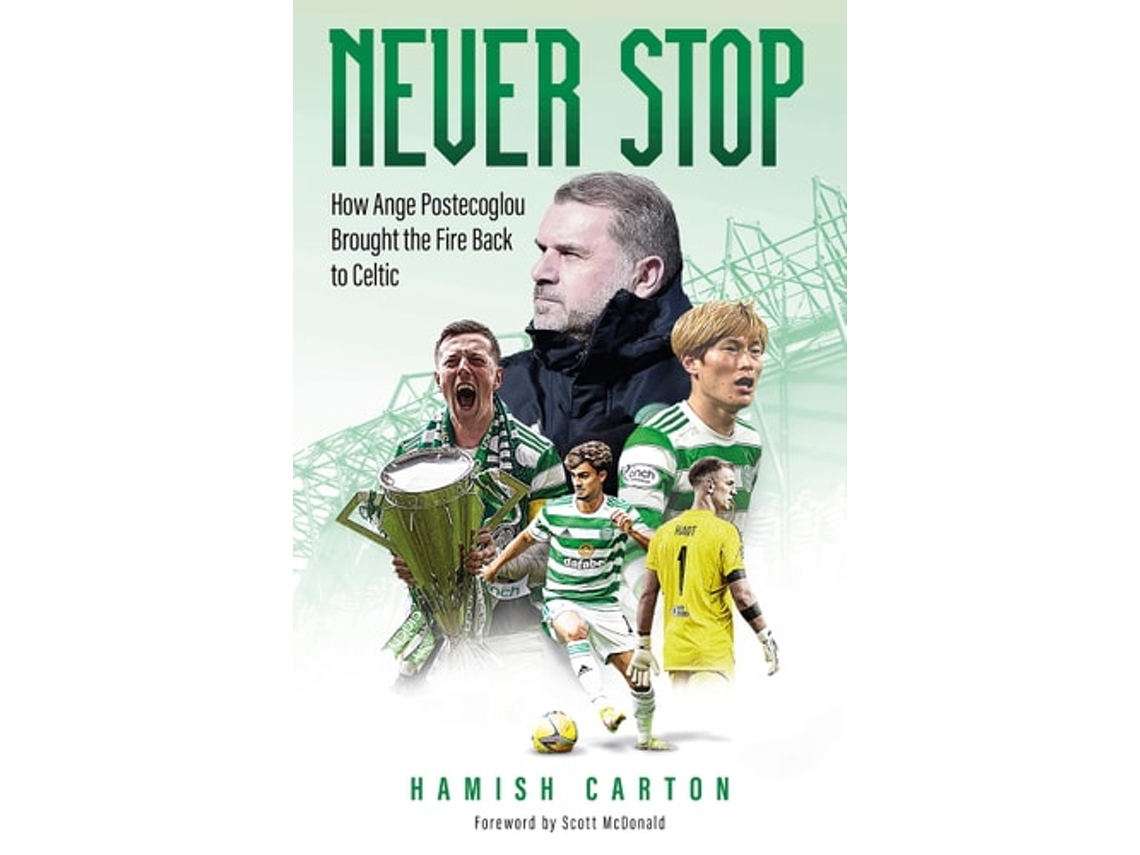 Livro Never Stop de Hamish Carton (Inglês - Capa Dura)
