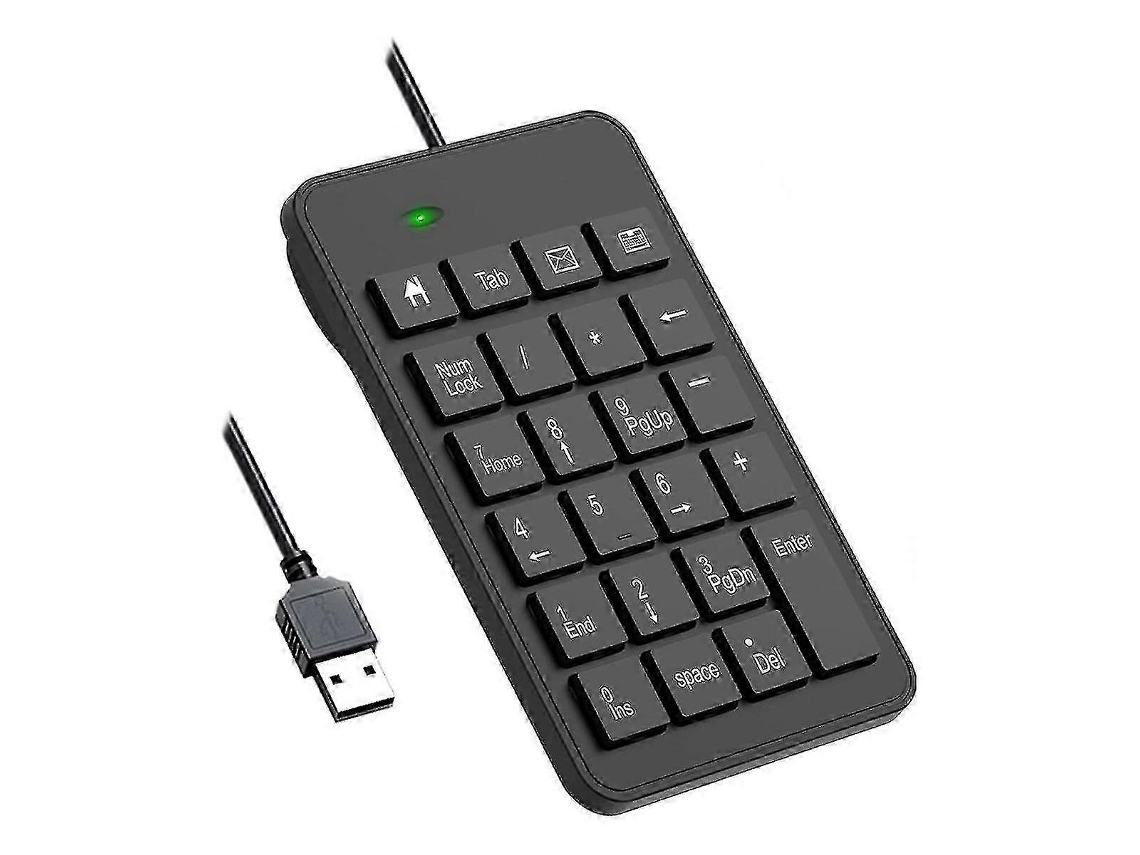 Teclado Numérico Com Fio, Teclado Numérico Usb De 23 Teclas, Teclado De Contabilidade Financeira, Acessórios De Escritório Para La Everley891