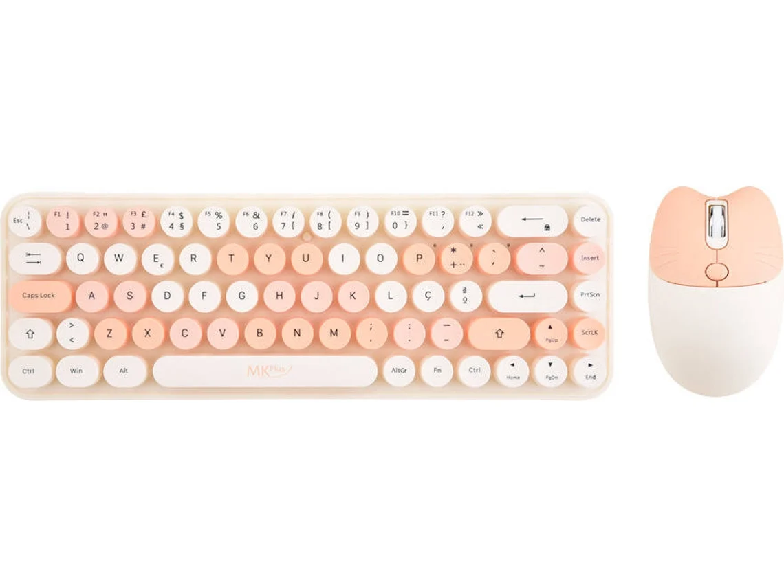Kit Teclado + Rato MKPLUS Rowell (Membrana - Rato: Óptico - 1600 Dpi)