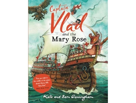 Livro Captain Vlad and the Mary Rose de Kate Cunningham (Inglês)