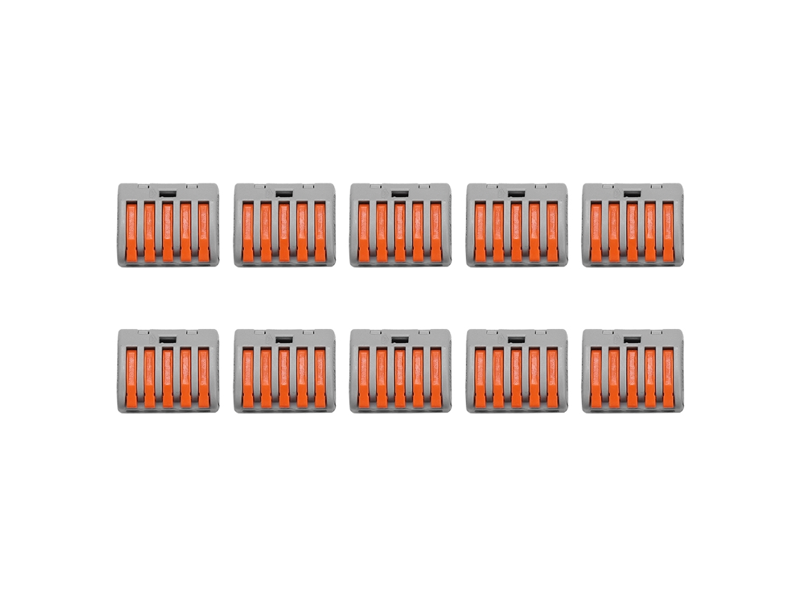 Laxiscreed Terminal De Crimpagem Para Proteção De Fios, Pack De 10 Unidades