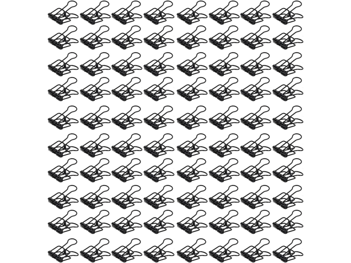 Clipes de papel 80-Ocos de 0,7 polegadas, clipes de metal resistentes para uso doméstico, para estudo e para manter a organização da mesa.