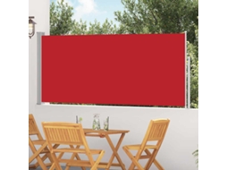 Vidaxl Toldo Lateral Retrátil 117x314 Cm Vermelho