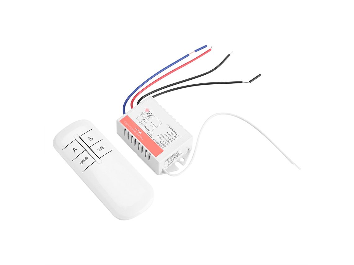 Sistema De Interruptor Sem Fio De 220v Com Controle Remoto De Um Canal Da Marca Laxiscreed