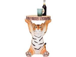 Mesa de Apoio Animal Tiger Ø 35 cm