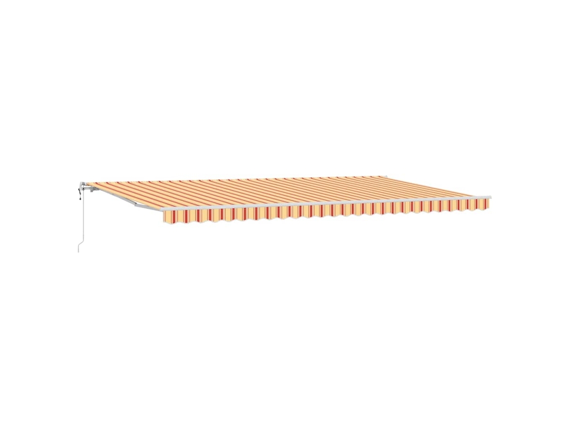 Toldo Retrátil Amarelo E Laranja Vidaxl Amarelo E Laranja (600x350 Cm)