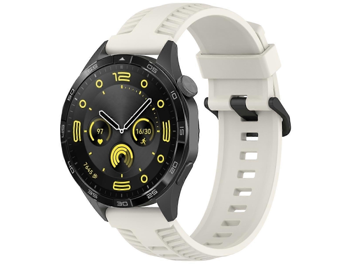 Pulseira De Silicone Para Relógio Kalebol Com Fivela Preta E Estampa De Pneu.