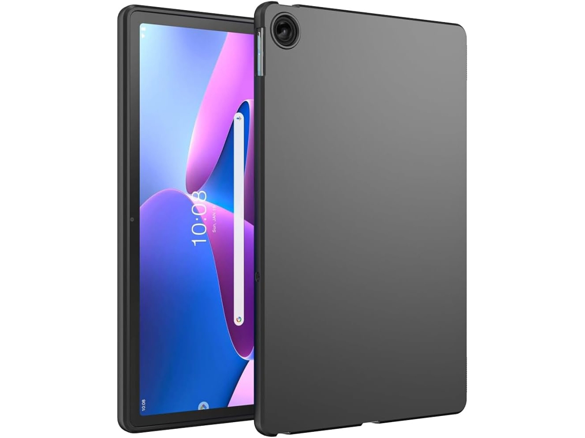 Capa Protetora Flexível De Silicone Tpu Preta Para Lenovo Tab M9 M8 4ª Geração 8.0 9.0 P11 M10 Plus 2ª 3ª 10.6 10.1 Y700. Tuotuo