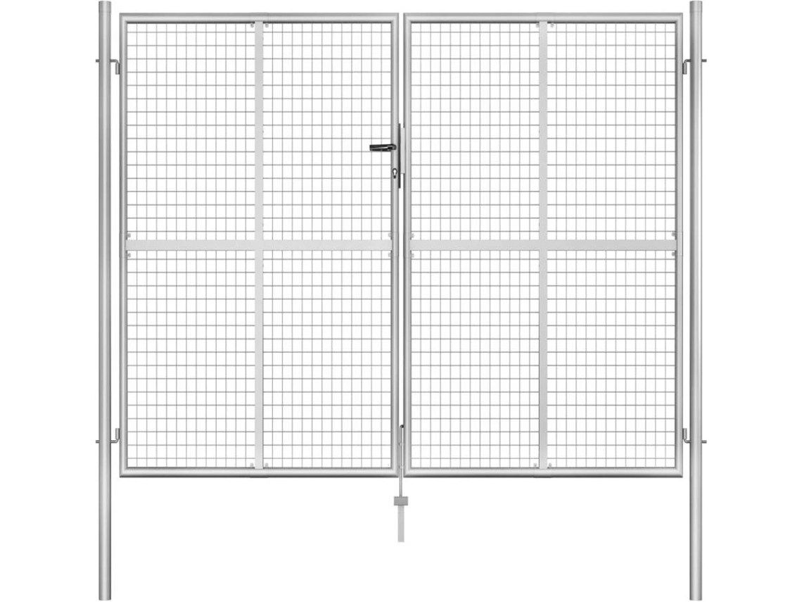 Garden Gate, Garden Gates Vidaxl Prateado Aço (306 X 200 Cm)