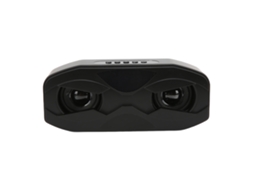 Altavoz Subwoofer Portátil Inalámbrico Bluetooth Com Design De Robô E Microfone Integrado, Luz Led Transparente, Ajustável E Durável (preto)