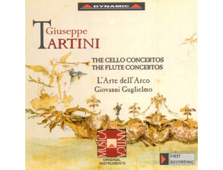 CD L'Arte dell'Arco/Guglielmo,Giovanni - Flute Concertos-Cello Concerto (1CD)