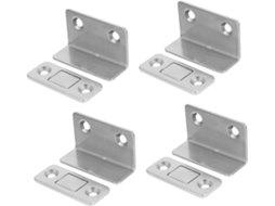 Conjunto De 4 Peças De Batentes Magnéticos Para Portas De Armários E Gabinetes. Instalação Prática Com Furadeira Necessária.