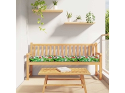 Vidaxl Travesseiro De Palete Floral Selva Tropical 200 X 40 X 8 Cm
