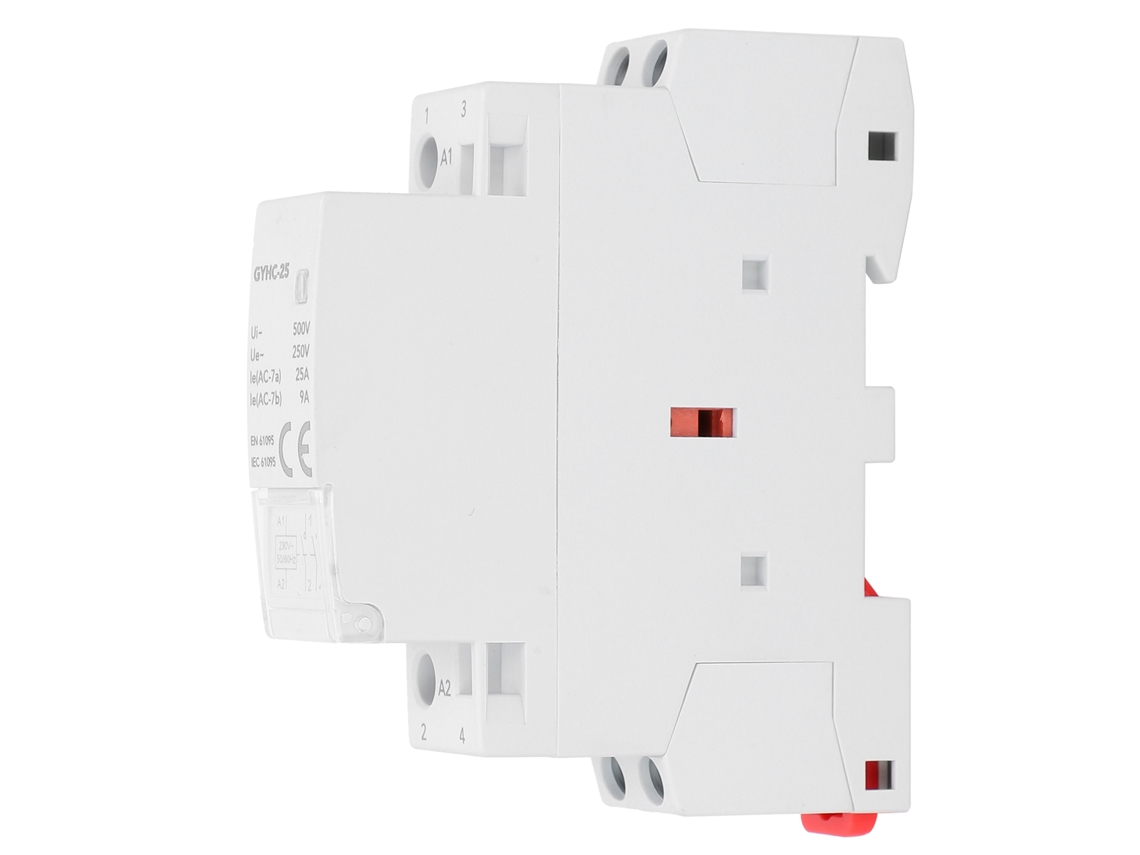 Contacto Modular Gyhc-25 2no 2p 50hz Componente Electrónico Portátil De Plástico