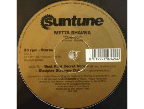 Vinil Stronger, Metta Bhavna Suntune