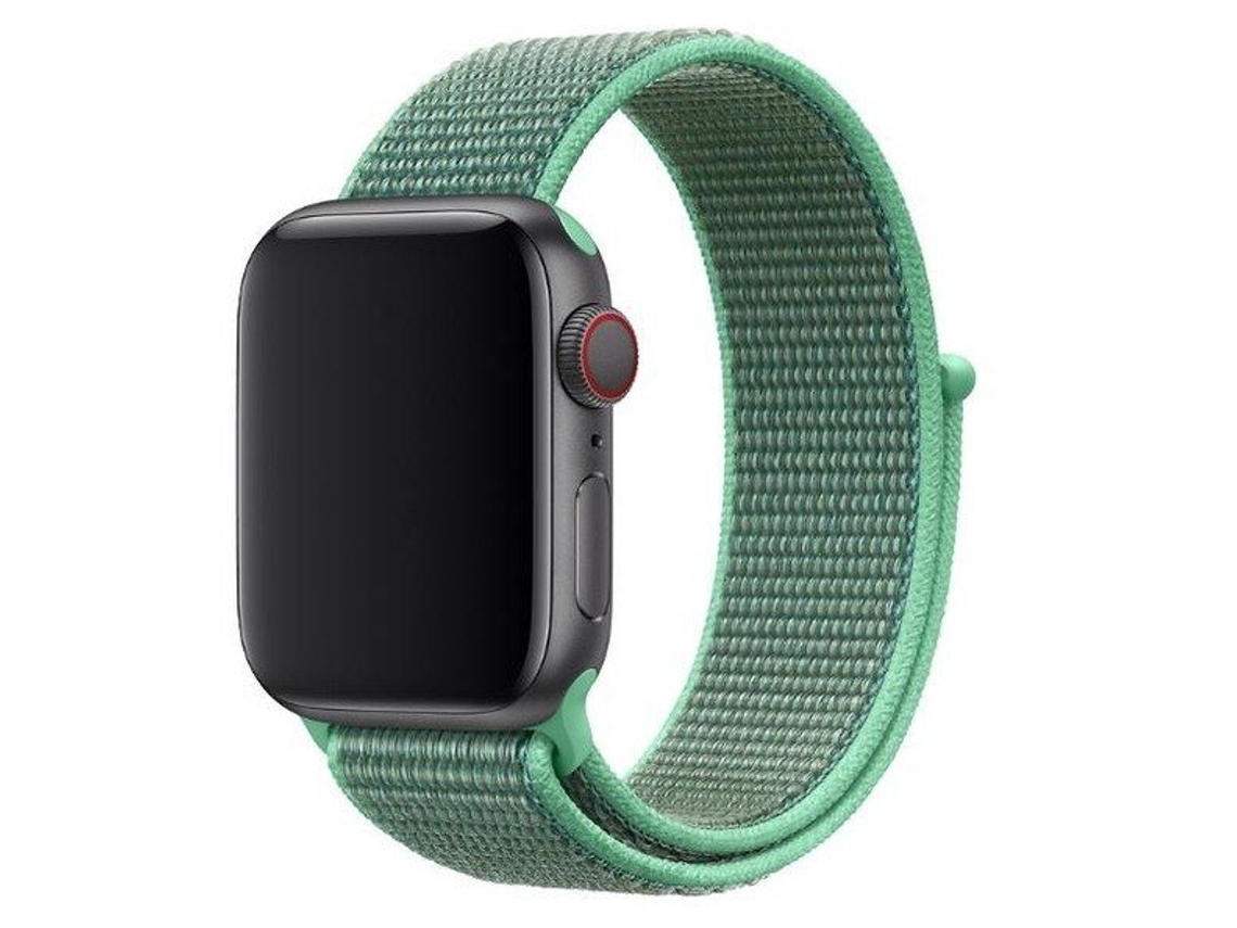 Bracelete Nylonsense PHONECARE Compativel com Apple Watch Series 10 46Mm Verde