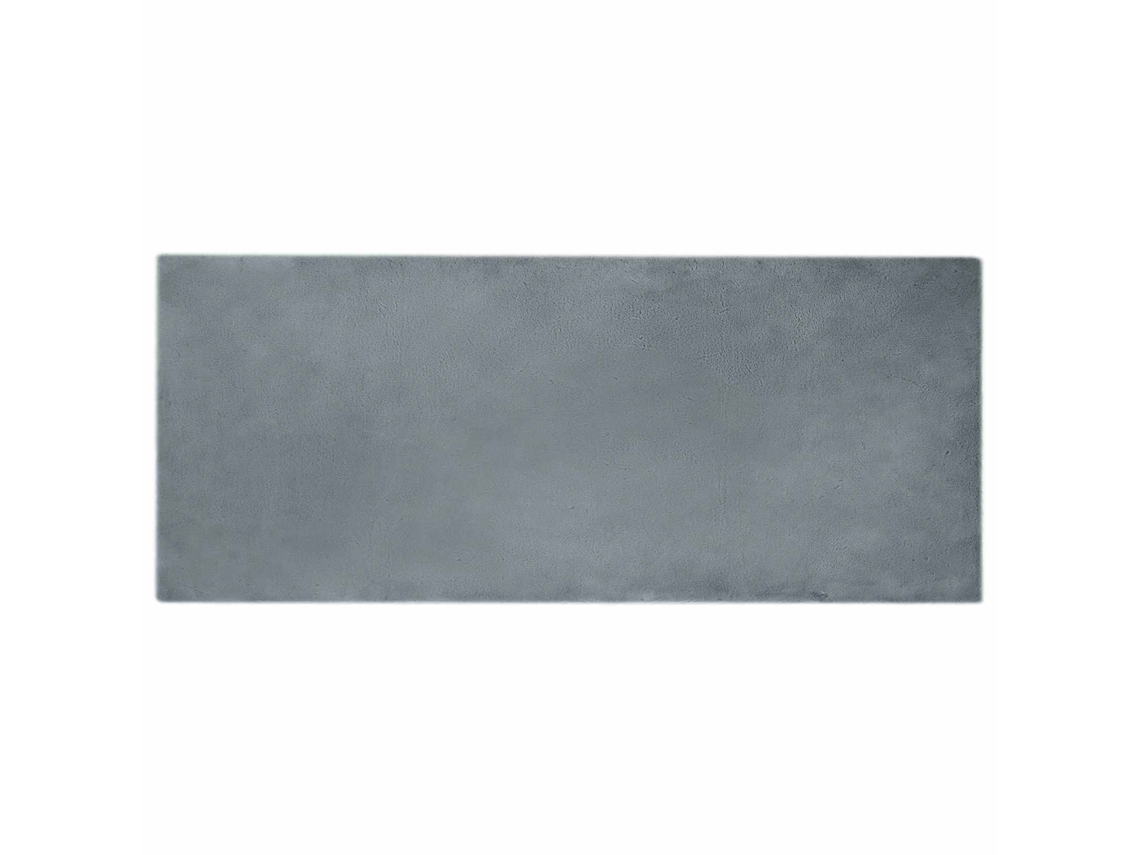 Conjunto 1 Tapete Macio Vidaxl Antracite Poliéster (80 X 200 Cm)