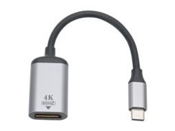 Mali cabo Adaptador Type c Macho para Dp com Suporte a 8k60hz e Efeito 3d, Compatível com Windows, Android e Osx
