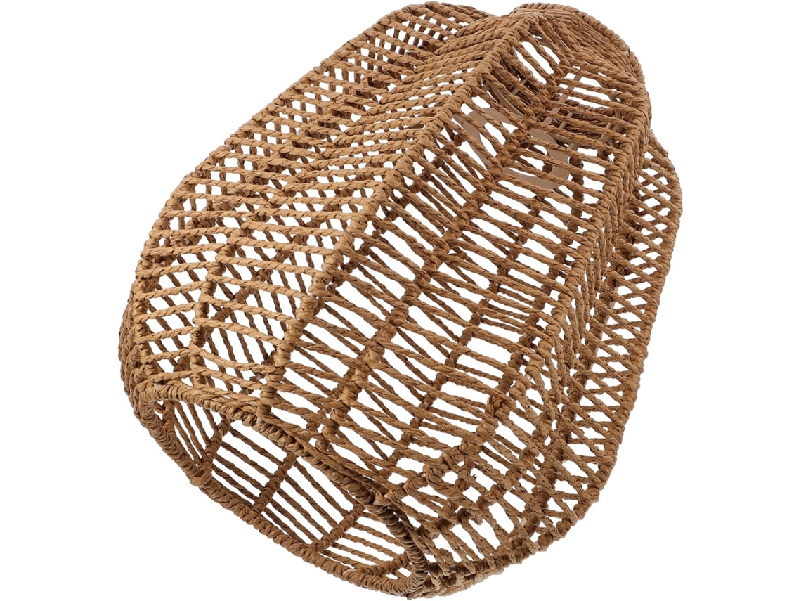 Capa Para Luminária De Teto Suspensa Em Rattan Trançado Para Casa