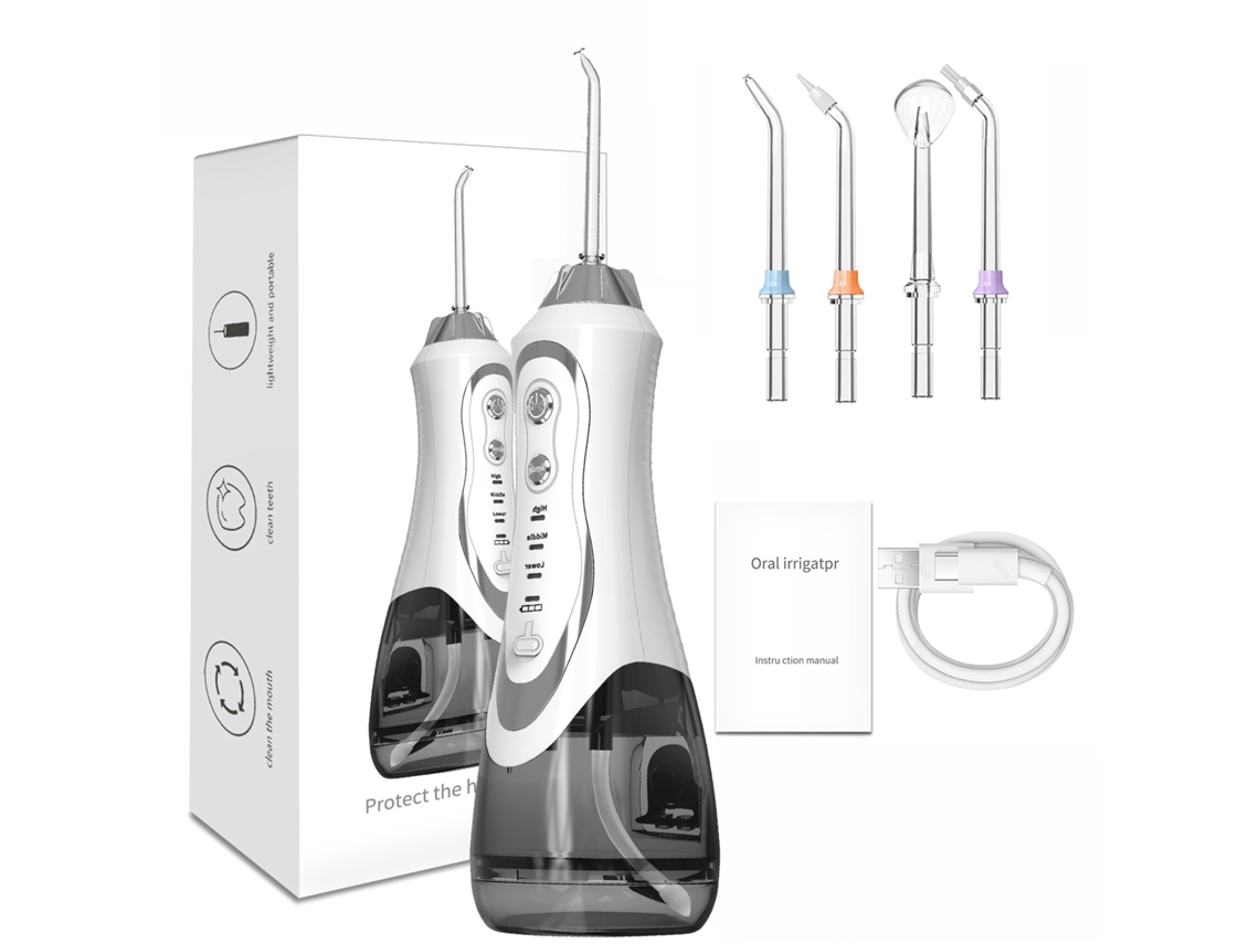 Irrigador Oral Sem Fio Para Limpeza Dos Dentes – À Prova D'água Ipx7, 45–130 Psi, Carregamento Magnético Rápido, Irrigador Oral Portátil (br