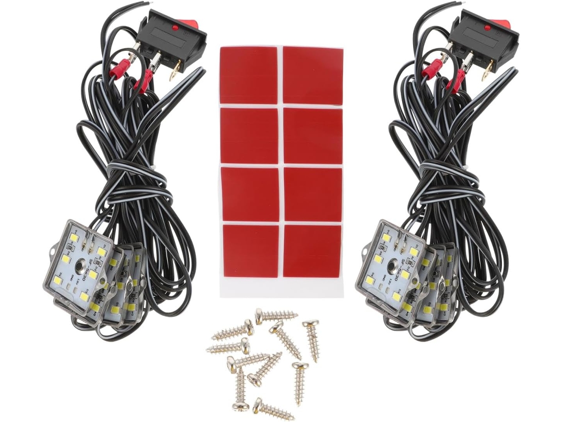 Kit De 10 Luzes Led À Prova D'água 6000k Para Iluminação Caçamba Caminhonete,compatível Com 48...