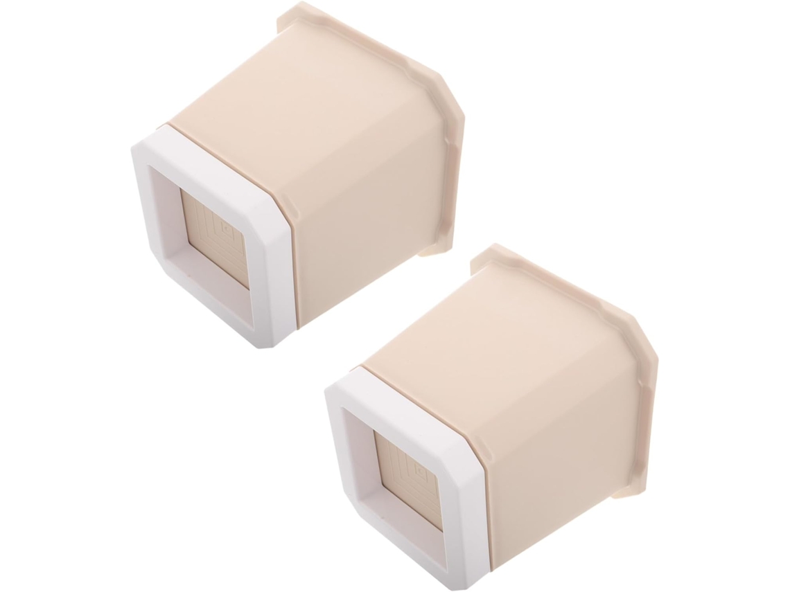 Operitacx Conjunto De 2-elevadores Pés Para Móveis, Cama E Sofá, Redução De Ruído, Base Antiderrapante, Fácil De