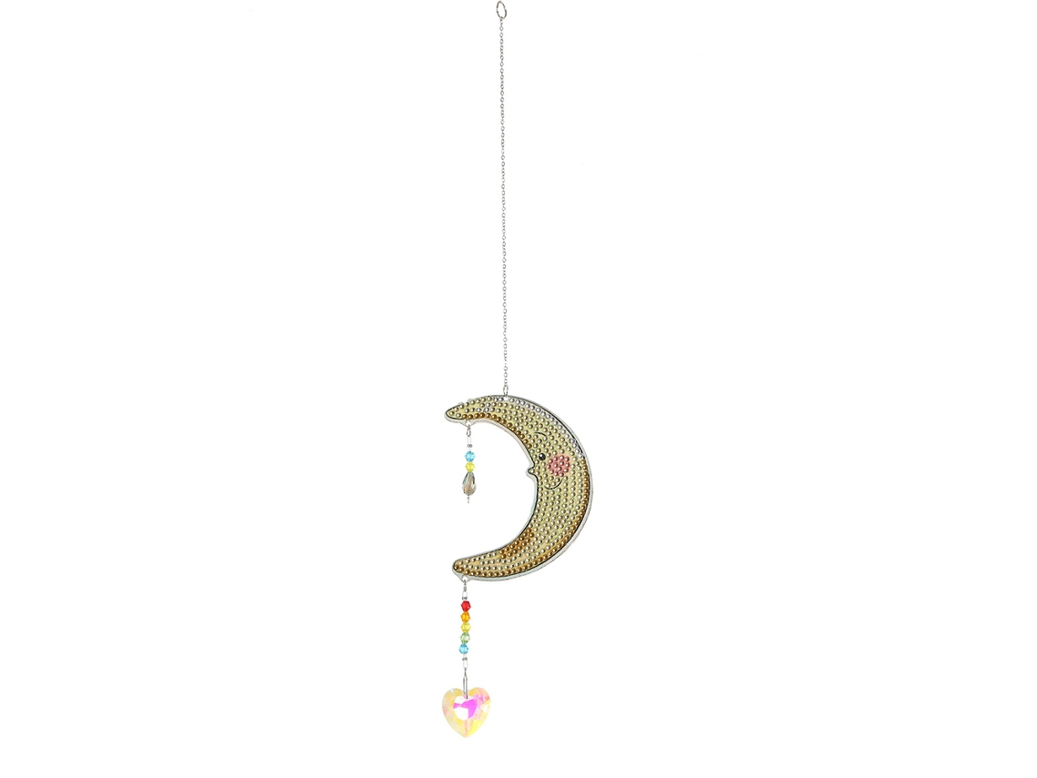 Pintura De Diamante Diy Pendente De Cristal Móbile De Vento Arte Cristal Decoração De Parede Jardim Kofihety